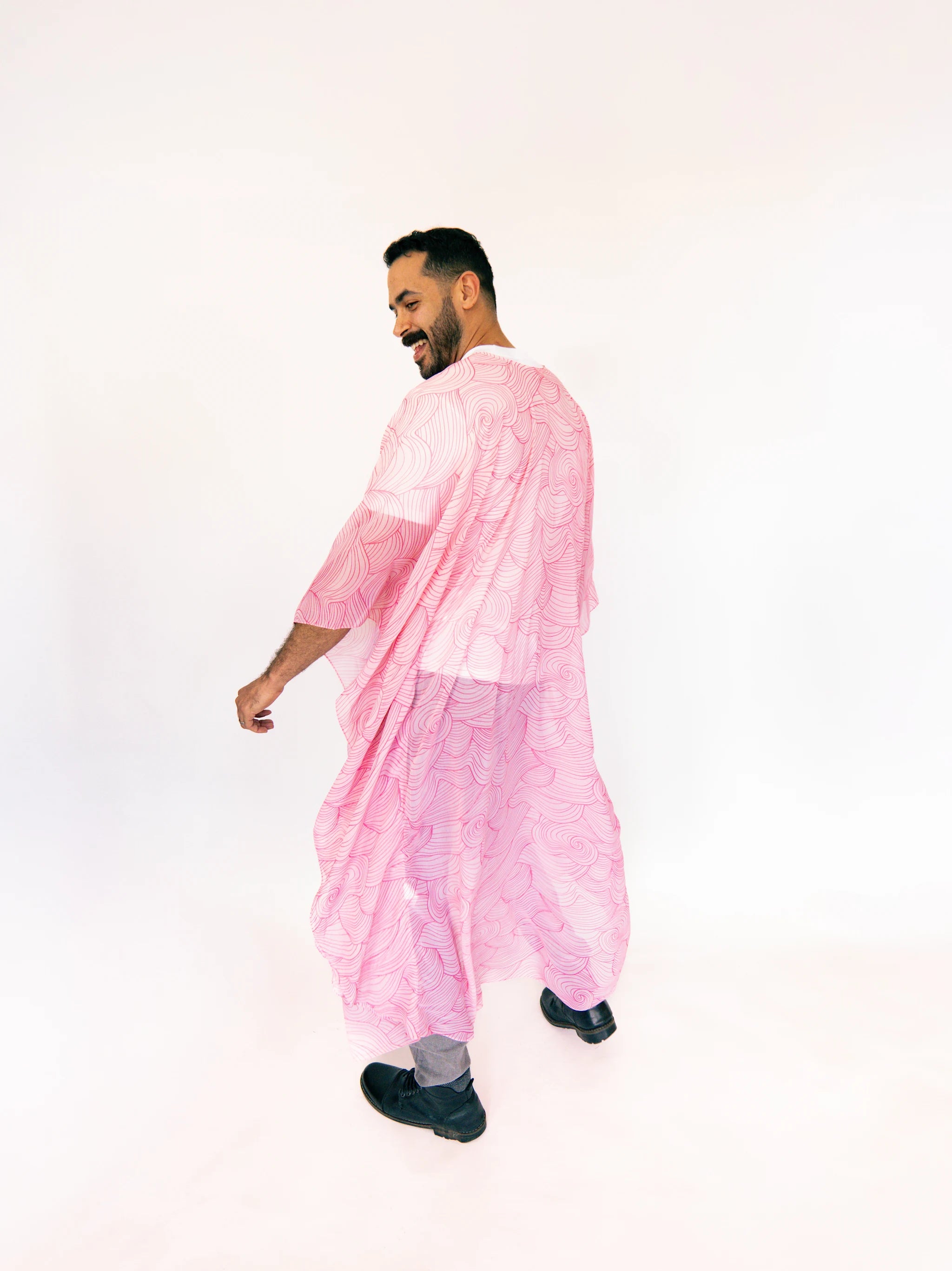The Ceremonial Mesh Kaftan