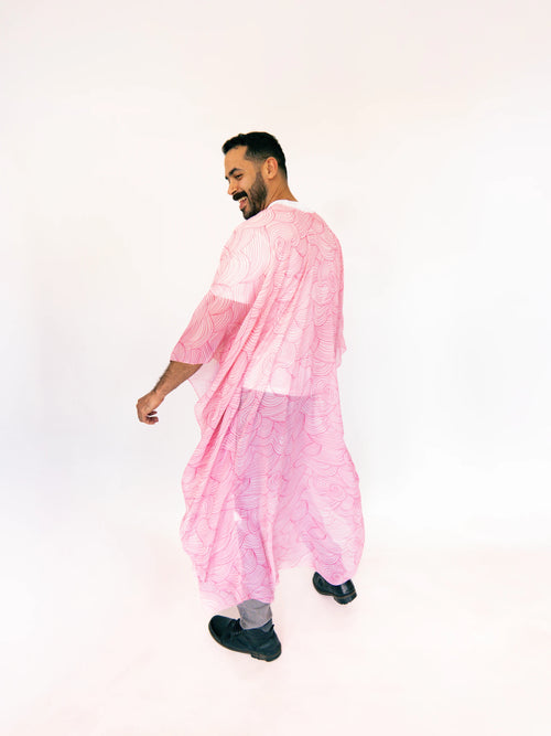 The Ceremonial Mesh Kaftan