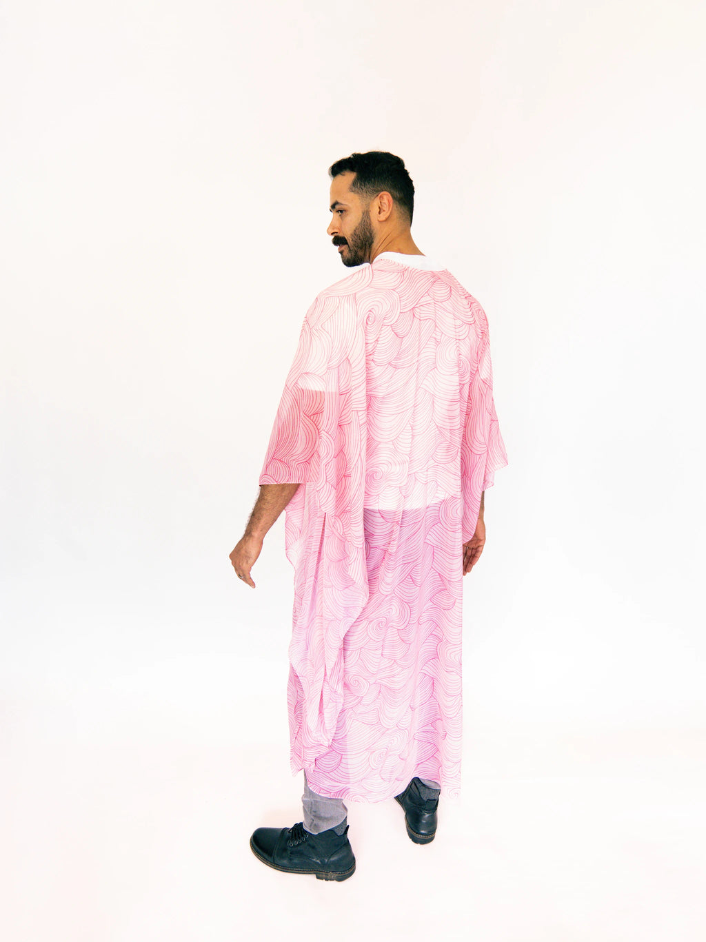 The Ceremonial Mesh Kaftan