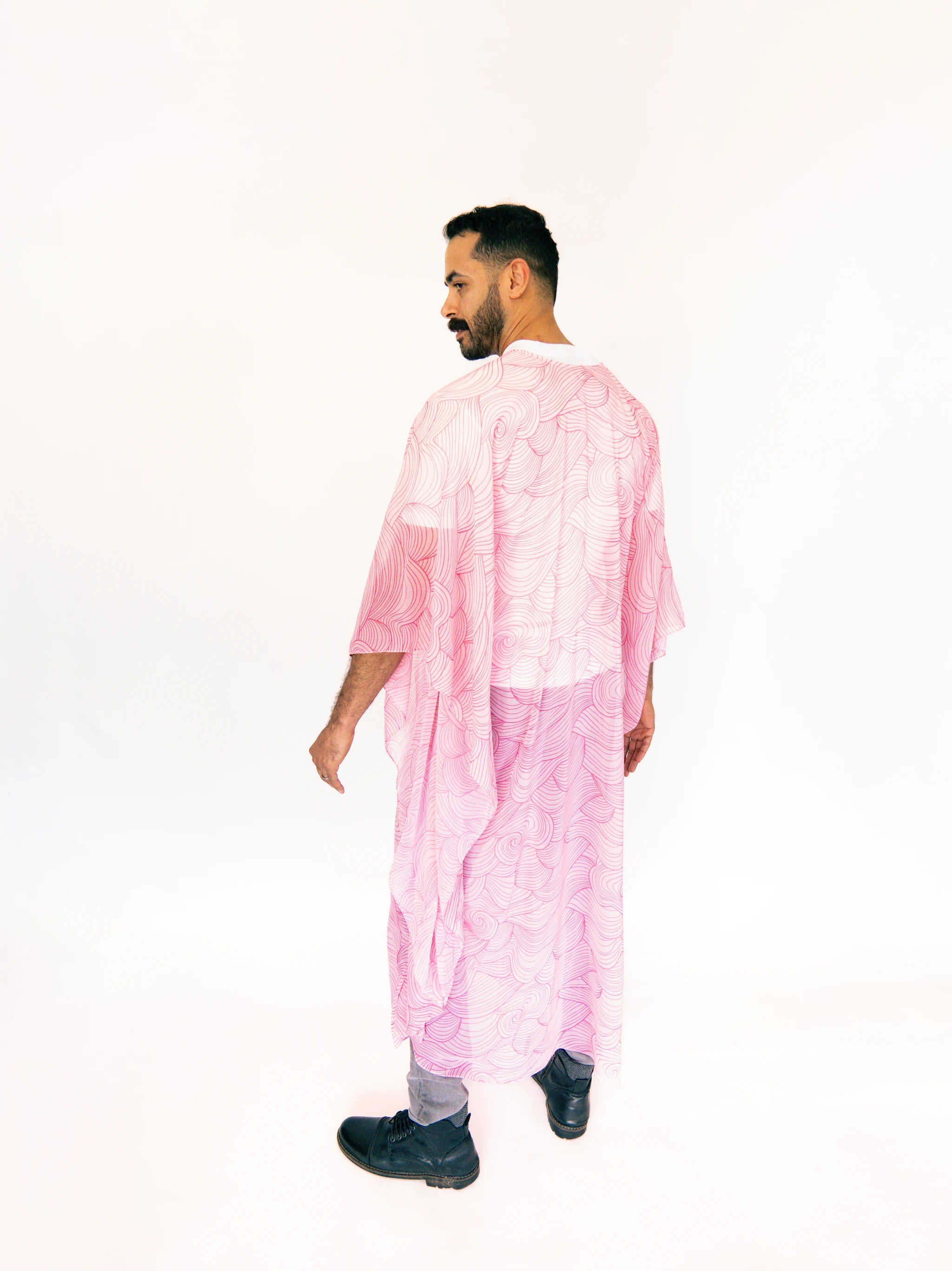 The Ceremonial Mesh Kaftan