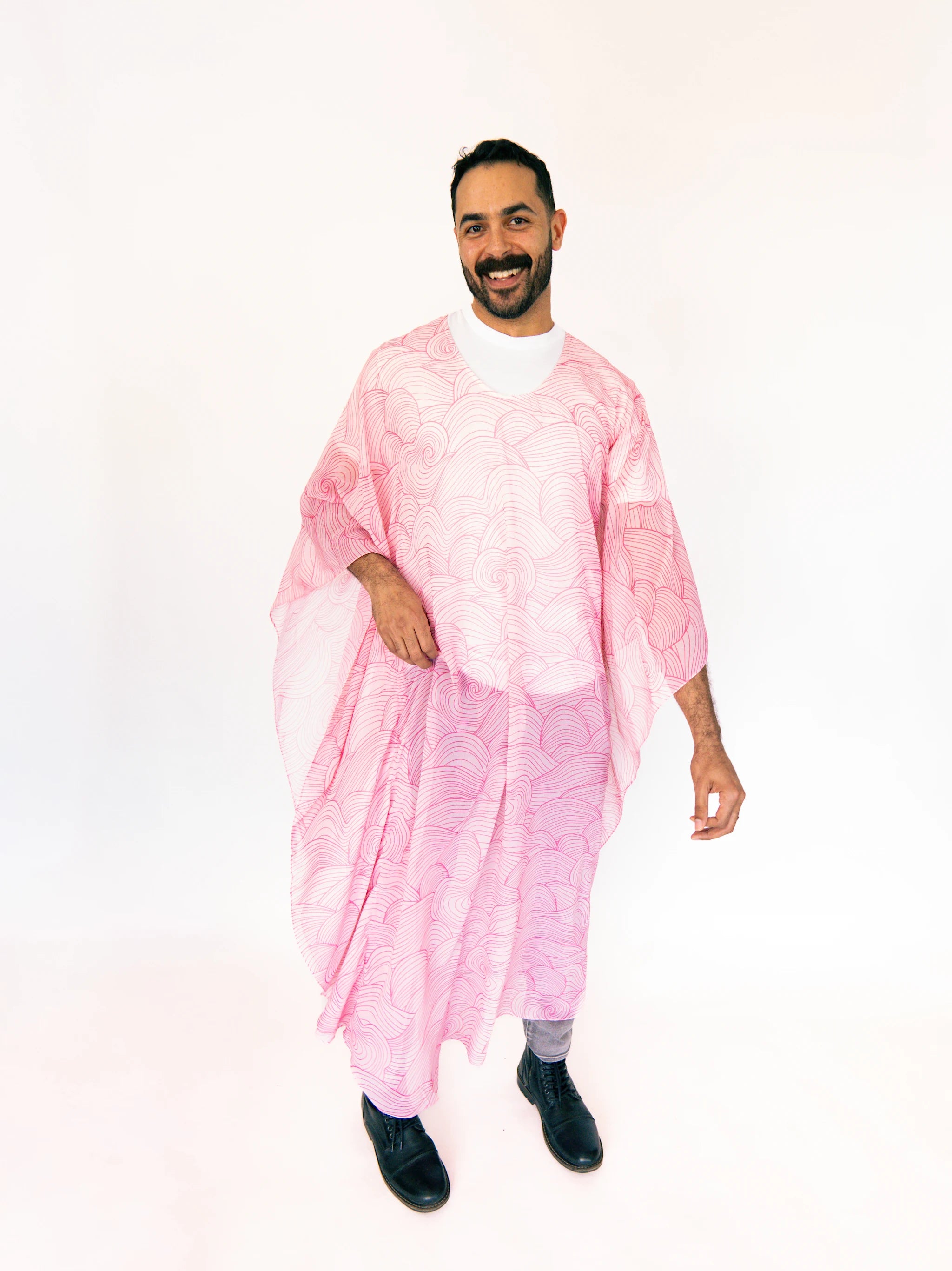 The Ceremonial Mesh Kaftan