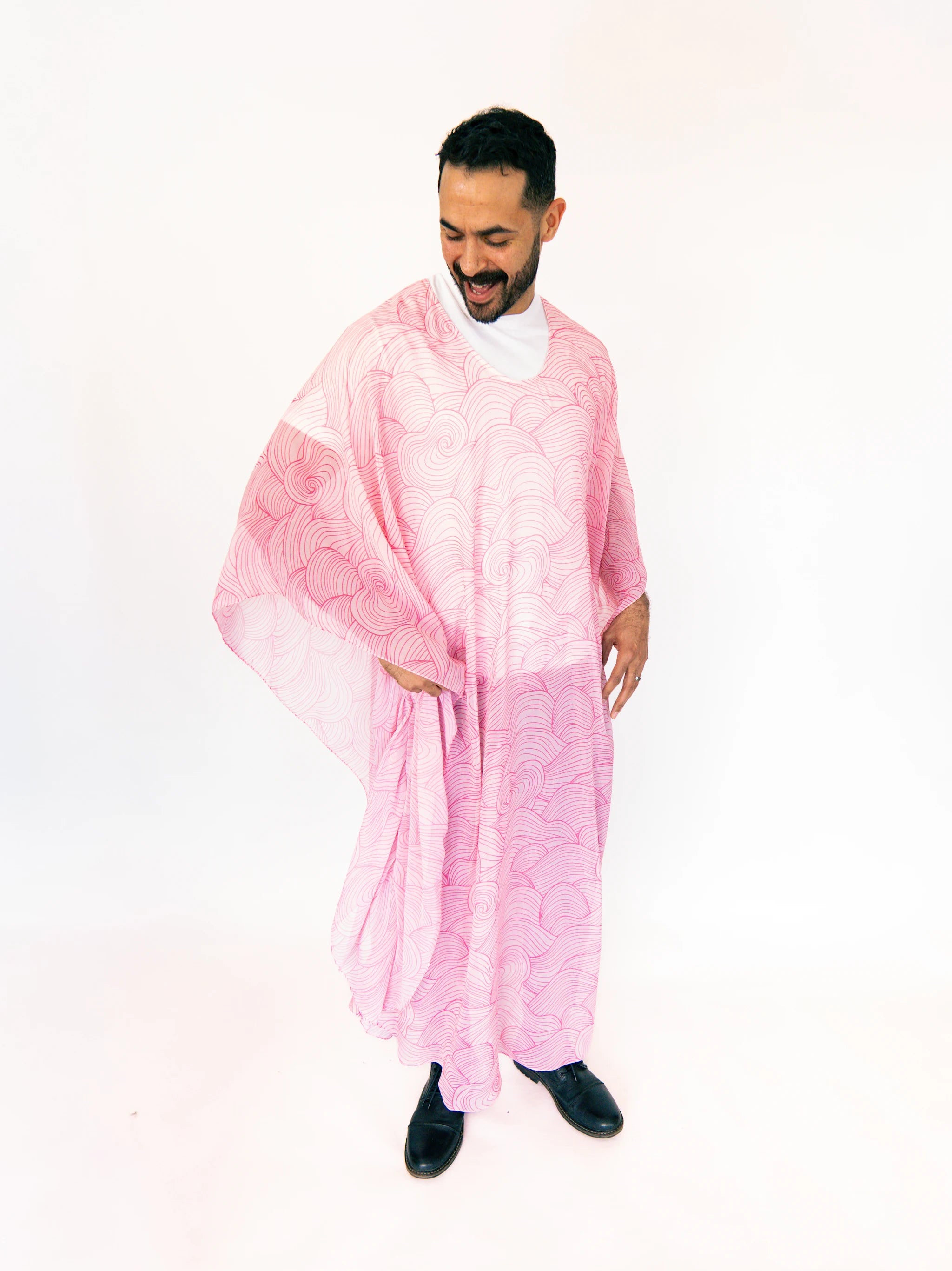 The Ceremonial Mesh Kaftan